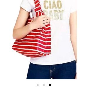 NWOT kate spade New York Maryanne Flatiron canvas Tote